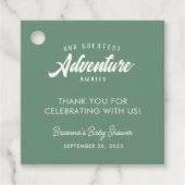 アドベンチャーワアウェイズフォレストベビーシャワー山 フェイバータグ (正面)