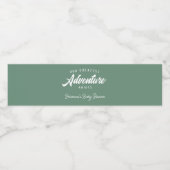 アドベンチャーワアウェイズフォレストベビーシャワー山 ペットボトルラベル (シングルラベル)