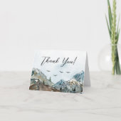 アドベンチャーワアウェイズベビーシャワーサンキューカード サンキューカード (正面)