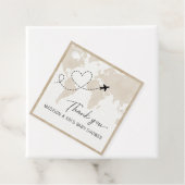 アドベンチャーワアウェイズベビーシャワーメッセージカード フェイバータグ (インサイチュ)