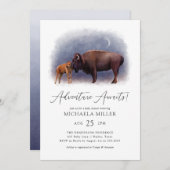 アドベンチャーワアウェイズボホビゾンデザートベビーシャワー 招待状 (正面/裏面)