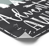 アドベンチャーワアウェイズボホマウンテンズテペアートポスター ポスター (角)