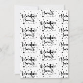 アドベンチャーワアウェイズマウンテンシーン卒業パーティー 招待状 (裏面)