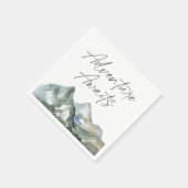 アドベンチャーワアウェイズマウンテンボーイベビーシャワー スタンダードカクテルナプキン (角)