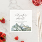 アドベンチャーワアウェイズマウンテンボーイベビーシャワー スタンダードカクテルナプキン (インサイチュ)