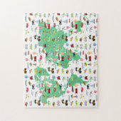 アドベンチャーワアウェイズワールドマップビークル ジグソーパズル (縦)