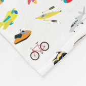 アドベンチャーワアウェイズワールドマップビークル フリースブランケット (角)