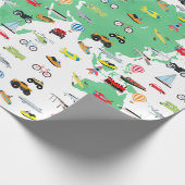 アドベンチャーワアウェイズワールドマップビークル ラッピングペーパー (角)