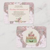 アドベンチャーワアウェイズワールドマップブックリクエスト エンクロージャーカード (正面/裏面)