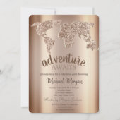 アドベンチャーワアウェイズワールドマップリタイアメント 招待状 (正面)