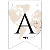 アドベンチャーワアウェイツTRAVEL世界地図卒業 バンティングフラッグ (第1の旗)