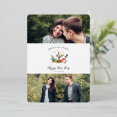 アドベンチャーワウィッツリトル格言ハッピーニューイヤー 箔シーズンカード (立ち正面)