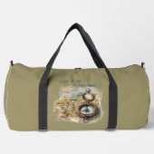 アドベンチャーヴィンテージコンパスジムトラベルダッフルバッグ ダッフルバッグ (正面)