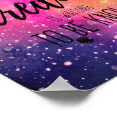 アドベンチャー宇宙引用文 ポスター (角)