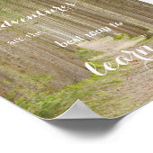 アドベンチャー引用文タイポグラフィポスター ポスター (角)