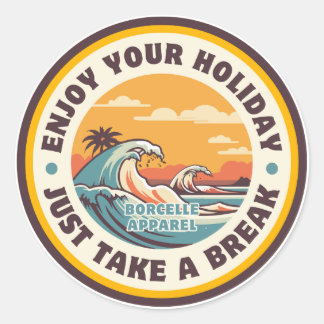 アドベンチャー待ちステッカー ラウンドシール