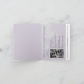 アドベンチャー待ちパスポート赤ちゃんシャワー旅行 招待状 (内部)