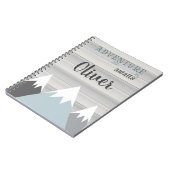 アドベンチャー待ちフォトブックメモリカーブボーイ ノートブック (左側)