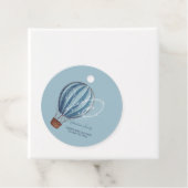 アドベンチャー待ちブルーホットエアバルーン赤ちゃんシャワー フェイバータグ (インサイチュ)