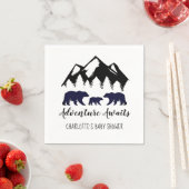 アドベンチャー待ちベビーベビーシャワーナプキンズ スタンダードカクテルナプキン (インサイチュ)