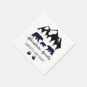 アドベンチャー待ちベビーベビーシャワーナプキンズ スタンダードカクテルナプキン (角)