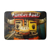 アドベンチャー待ち引用文カチーナドール写真可愛い バスマット (正面)