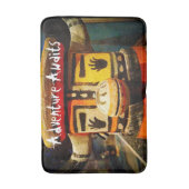 アドベンチャー待ち引用文カチーナドール写真可愛い バスマット (正面縦)