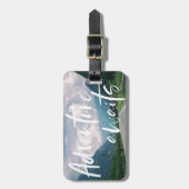 アドベンチャー待ち旅行荷物 ラゲッジタグ (正面縦)