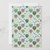 アドベンチャー待ち熱気球シャワー距離 招待状 (裏面)