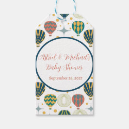 アドベンチャー待ち熱気球ベビーシャワー ギフトタグ