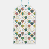 アドベンチャー待ち熱気球ベビーシャワー ギフトタグ (裏面)