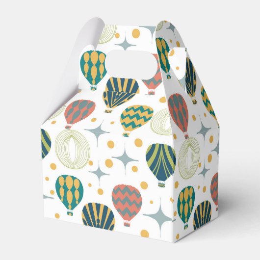 アドベンチャー待ち熱気球ベビーシャワー フェイバーボックス (裏面サイド)