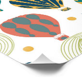 アドベンチャー待ち熱気球ベビーシャワー ポスター (コーナー)