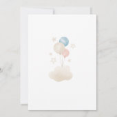 アドベンチャー待ち熱気球1st誕生日 招待状 (裏面)