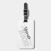 アドベンチャー待ち荷物タグ ラゲッジタグ (正面縦)