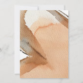 アドベンチャー待ち赤ちゃんシャワーウッドランドディアー 招待状 (裏面)