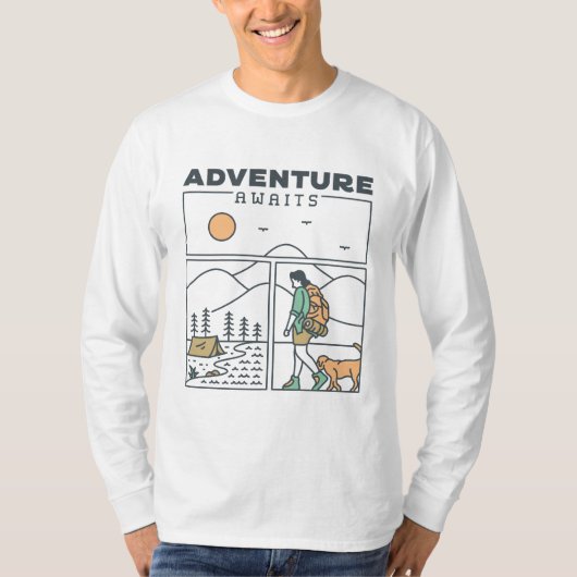 アドベンチャー待ち1 Tシャツ (正面)