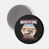 アドベンチャー待ち – アルパカラマ旅行 マグネット (正面/裏面)