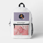 アドベンチャー待ち:ウルティマとスタイルして探索 プリントバックパック (正面)