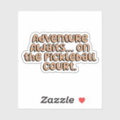 アドベンチャー待ち…オンザピックボールコートオレンジ シール (シート)