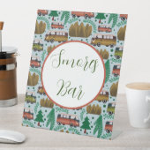 アドベンチャー待ち：キャンパースモアーズバー 台座サイン (インサイチュ)