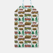 アドベンチャー待ち：キャンパーニュートラルベビーシャワー ギフトタグ (裏面)