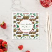 アドベンチャー待ち:キャンパーニュートラルベビーシャワー スタンダードカクテルナプキン (インサイチュ)