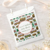 アドベンチャー待ち：キャンパーニュートラルベビーシャワー フェイバーバッグ (クリップ留めされた状態)