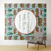 アドベンチャー待ち：キャンパー男の赤ちゃんシャワー タペストリー (インサイチュ(横))