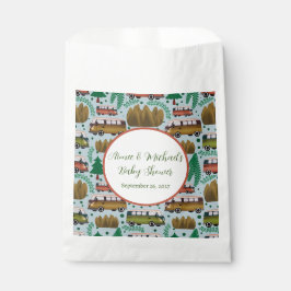 アドベンチャー待ち：キャンパー男の赤ちゃんシャワー フェイバーバッグ