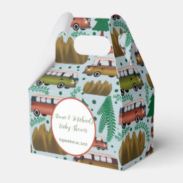 アドベンチャー待ち：キャンパー男の赤ちゃんシャワー フェイバーボックス