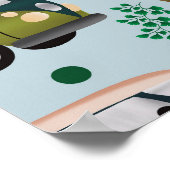 アドベンチャー待ち：キャンパー男の赤ちゃんシャワー ポスター (角)