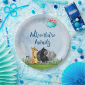 アドベンチャー待ち – ゴリラ・ヒッポとメルカート ペーパープレート (パーティー)