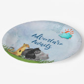 アドベンチャー待ち – ゴリラ・ヒッポとメルカート ペーパープレート (アングル)